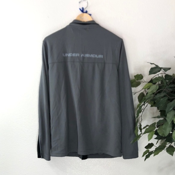 Men’s Under Armour Grey Zipper Loose Jacket - Picture 7 of 7